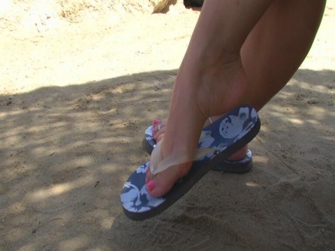 Flip Flops on the Beach