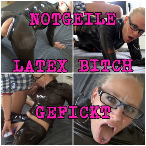 Notgeile Latex Bitch durchgefickt