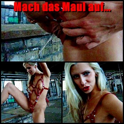Mach das Maul auf.....