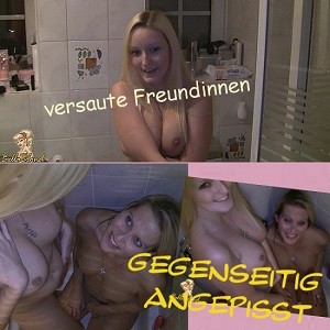 versaute Freundinnen GEGENSEITIG ANGEPISST