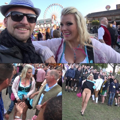 Porno Challenge mit Aische auf der Wiesn