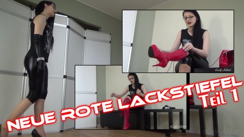 Neue rote Lackstiefel Teil 1