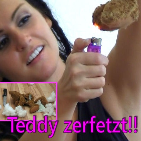 Teddy zerfetzt!!! Für Sklaven!