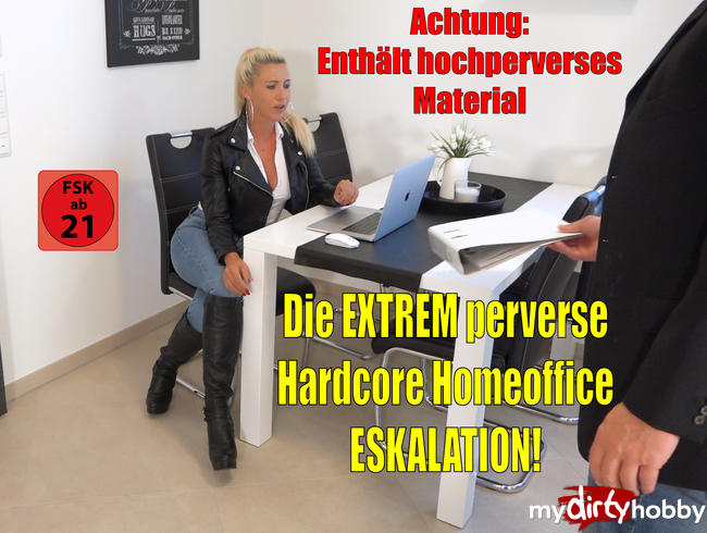 Die EXTREM perverse Hardcore Homeoffice Eskalation | MEGAPISSLADUNGEN vs. XXL Spermafresse!