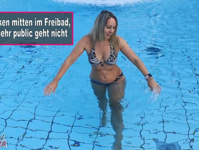 Ficken mitten im Freibad, mehr public geht nicht