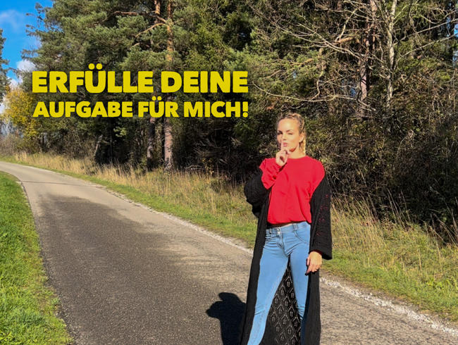 Erfülle deine Aufgabe für mich! Dominant