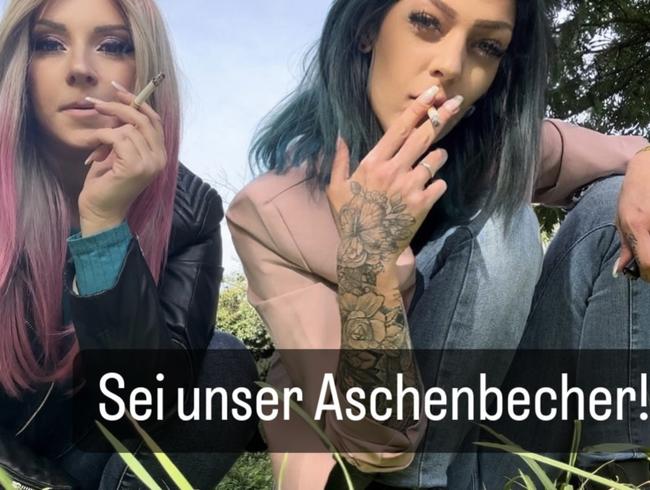 Dienst du als unser Aschenbecher?!