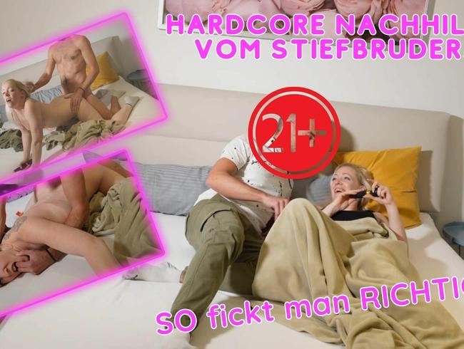 HARDCORE Nachhilfe vom Stiefbruder! So fickt man RICHTIG!